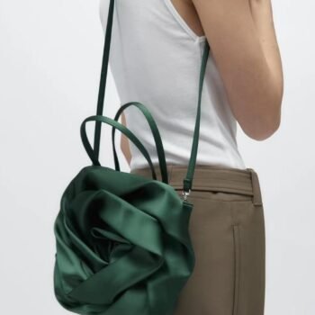 Silky Floral Cloud Bag