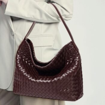 Woven Large Capacity Shoulder Crossbody Bag
