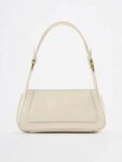 Square Faux Patent Finished Shoulder Bag