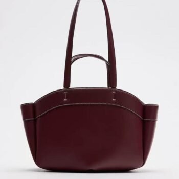 Large Capacity PU Leather Crossbody Handbag