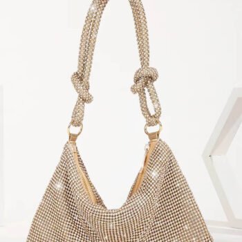 Square Rhinestone Underarm Bag