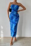 Rose Print Backless Dress ¨C Ruched Bodycon with Romantic Floral Vibe