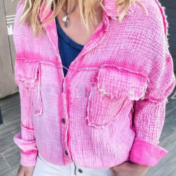Hot Pink Corduroy Jacket