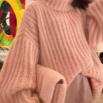 Solid Color Long Sleeve Sweater