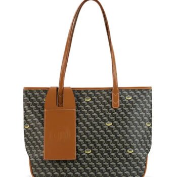 Vintage Monogram Large-Capacity Horizontal Tote Bag