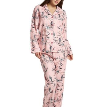 Western Desert Print Pajama Set