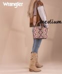 Wrangler_Aztec_Print_Whipstitch_Canvas_Mini_Tote_Bag_Coffee