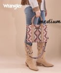 Wrangler_Aztec_Print_Whipstitch_Canvas_Mini_Tote_Bag_Coffee