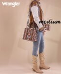 Wrangler_Aztec_Print_Whipstitch_Canvas_Mini_Tote_Bag_Coffee