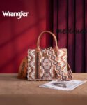 Wrangler_Aztec_Print_Whipstitch_Canvas_Mini_Tote_Bag_Coffee