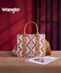 Wrangler_Aztec_Print_Whipstitch_Canvas_Mini_Tote_Bag_Coffee