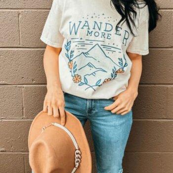 Wander More Graphic Tee