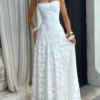 Jacquard Maxi Dress