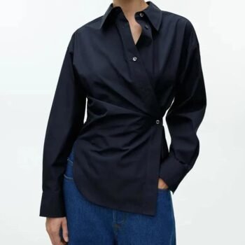 Asymmetric Wrap Shirt