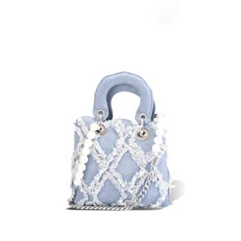 Summer New Denim Flap Shoulder & Top Handle Bag