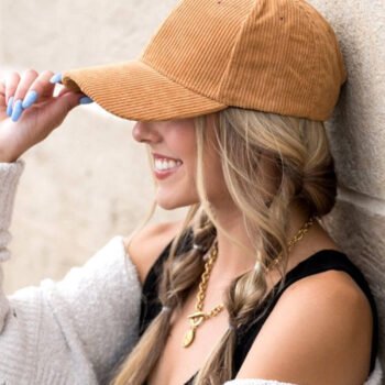 Corduroy Boyfriend Ball Cap