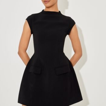 The Ultimate Muse Cap Sleeve Mini Dress
