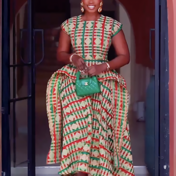 Royal Kente Majesty Maxi Dress