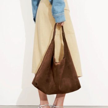 Matte Luxe Suede Tote