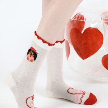 Cartoon Puppy Pattern Socks