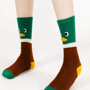 Adorable Cartoon Duck Cotton Socks