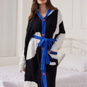 Plush Hooded Robe
