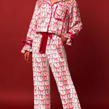 Lightweight Winter Christmas Pajama Set