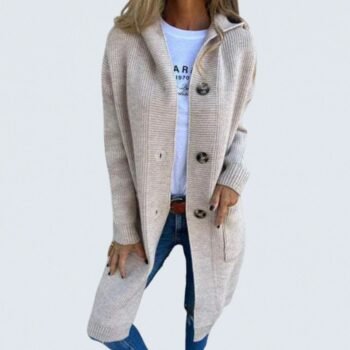 Everlyn | Cozy Hooded Knit Cardigan