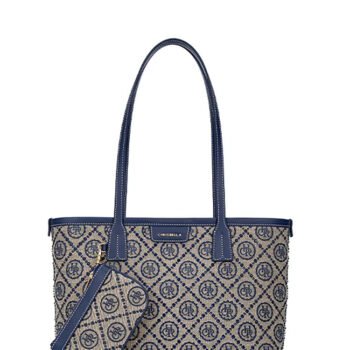 Jacquard Star Rhinestone Tote Bag