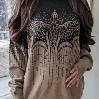 Celestial Dragon Knit Sweater