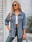 Women¡¯s Fall Loose-Fit Denim Jacket