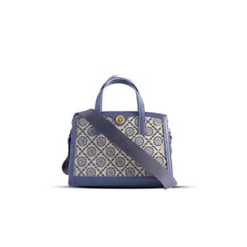Jacquard Rhinestone Tote Crossbody Evening Bag