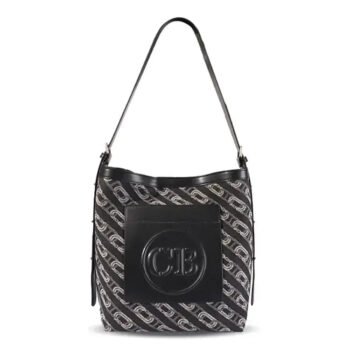 Washed Denim Commuter Crossbody Bag