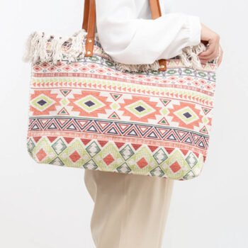 Canvas Printed Shoulder Bag