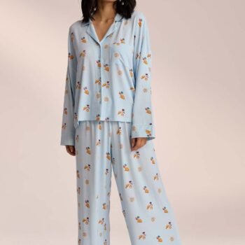 Food Print Pajama Set