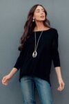 BlackMilan34SleeveTop_4