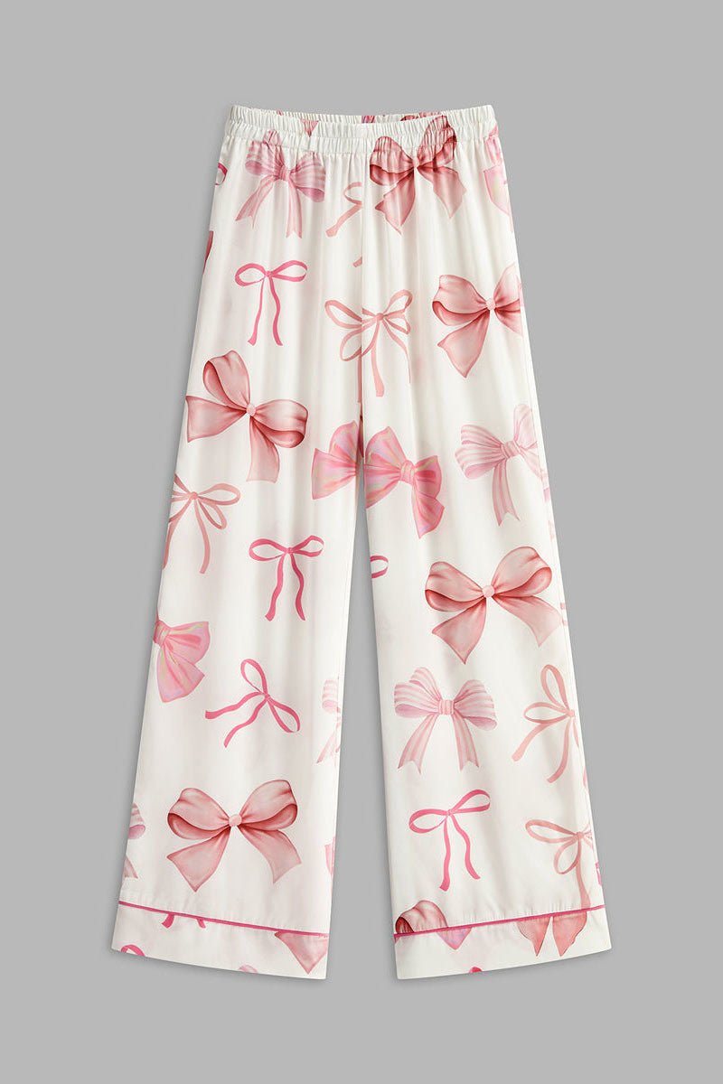 Bow_Printed_Button_Pants_Set_2