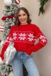 Christmas_Snowflake_cable_knit_sweater_vintage_outfit_ideas_holidays_green_and_red-02-1