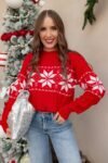 Christmas_Snowflake_cable_knit_sweater_vintage_outfit_ideas_holidays_green_and_red-02-1