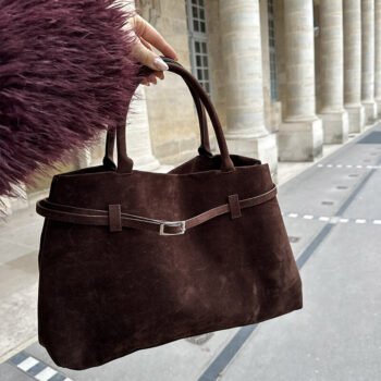 Comeliaa?¡é Suede Bag a?? Autumn Elegance with Everyday Practicality