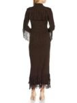 FringeMaxiSweaterDress