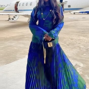 Aurora Pleated Maxi Dress