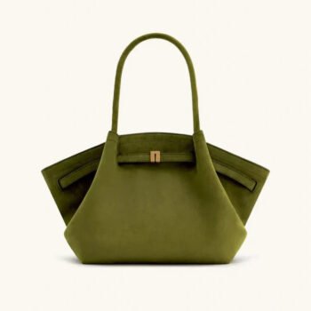 Hennaa?¡é Maxi Suede Tote Bag a?? Spacious Elegance with Timeless Style