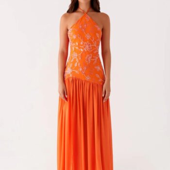 Isla Belle ¨C Elegant Halter Split Dress