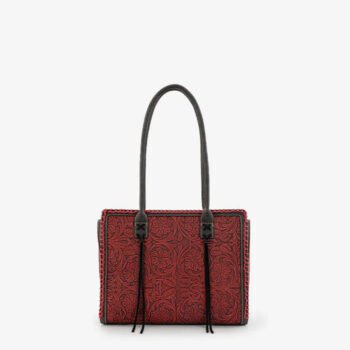 Montana West Floral Tooled Tote Bag