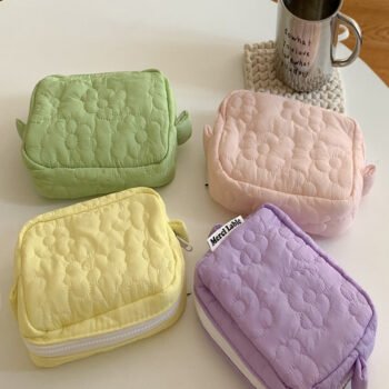 Cute Candy-Colored Makeup Bag