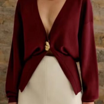 V Neck Button Cardigan