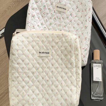 Floral Print Makeup Bag