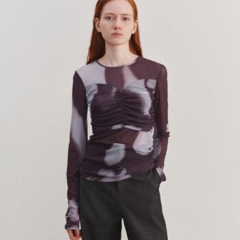 Gradient Tie-Dye Casual Long Sleeve T-Shirt