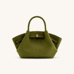 Hennaa?¡é Mini Suede Tote a?? Chic Structure with Timeless Appeal